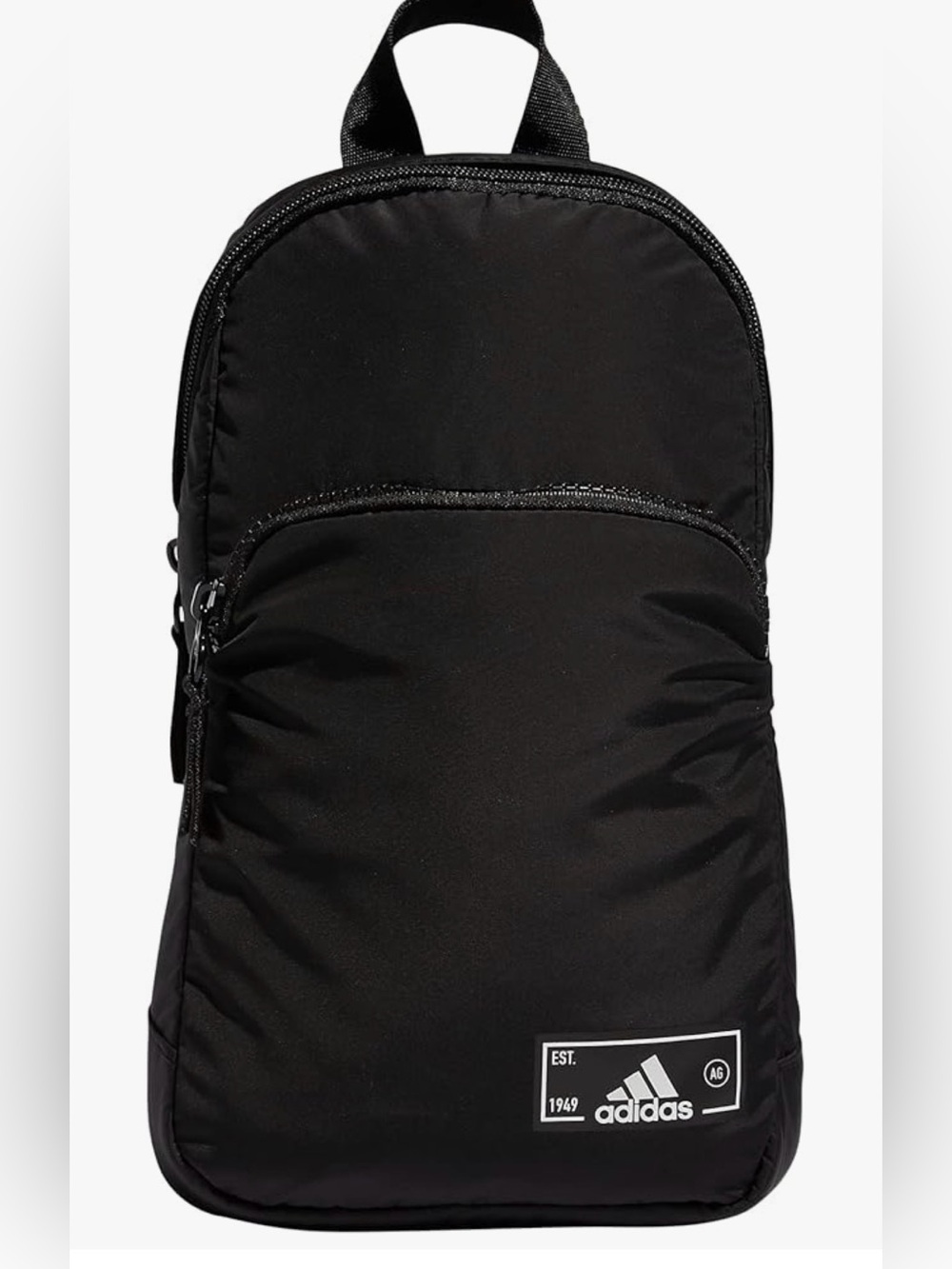 adidas Black Unisex Sling Crossbody Bagโ